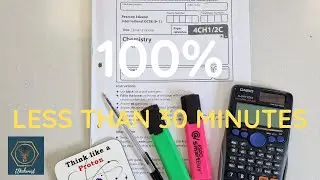 Edexcel IGCSE Chemistry 2021 Paper 2 | 100% Walkthrough