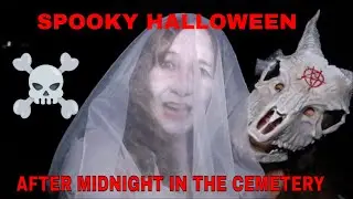 Spooky Halloween Night: Exploring A Haunted Cemetery