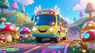 MagicDoodle Land ✏️✨ | Fun Drawing Song for Kids | Playful Nursery Rhyme