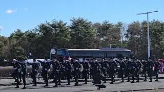 茨城県警察視閲式　部隊行進