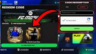 NEW FC MOBILE REDEEM CODE!!! FREE 120-122 OVR WORLD’S GAME PLAYERS IN FC MOBILE!