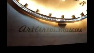 изготовление циркового кольца в световом оформлении для съемок клипа