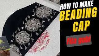 HOW TO MAKE A BEADING CAP  #FILA #GOBI #ide