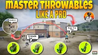 🎯 Master Throwables Like a Pro in BGMI | Next-Level Grenade & Molotov Tips 🔥💣