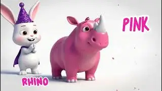 ABC Colorful Safari Animal Song 1207 _ Little Bunny Magician & Color Animals _ ABC & Color Song