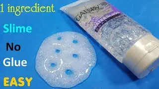 1 ingredient Slime No Glue easy ! Diy Slime 1 ingredient