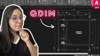 Aprenda a utilizar o comando QDIM para cotar no Autocad de forma r&aacute;pida e eficiente