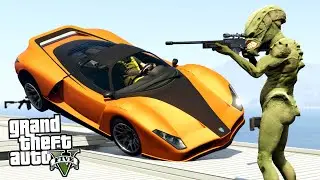 SNAJPERZY VS NAJSZYBSZE SAMOCHODY w GTA 5 Online Hogaty i EKIPA 