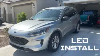 2020-2022 Ford Escape SUV LED bulb install (Auxito LED lights)
