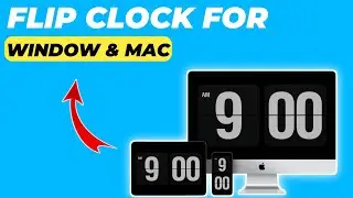 install flip clock screensaver in your pc || set timer on laptop screen || Screensaver in pc