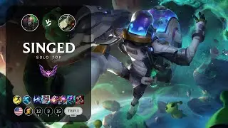 Singed Top vs Riven - NA Master Patch 14.3