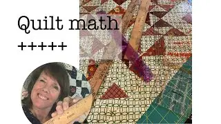 Figure out the math in a quilt block - a little adding and subtracting