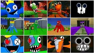 Rainbow Friends VS Alphabet Lore VS Craft Friends - JUMPSCARE! 😱