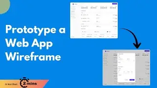 Prototype a Web App Wireframe in under 2 minutes | MockFlow Prototyping
