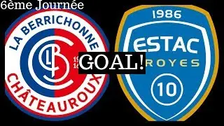 Ch&acirc;teauroux - Troyes [0-1] (Goal 7') by Yoann Touzghar