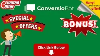 Conversio Bot Walkthrough Review OTO - Best Bonus - ConversioBot Demo