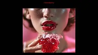 Glass Strawberry🍓 Crunch ASMR 😳 | Hypnotic & Mesmerizing Sensory Experience