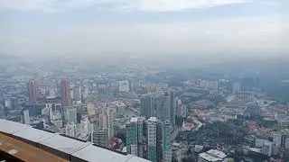 View of Kuala Lumpur from Top floor of KL Tower//  Malaysia  Kuala Lumpur Tower