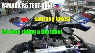 YAMAHA R6 TEST RUN - Sobrang lakas! - Philippines Motovlog (Cebu City) 🇵🇭
