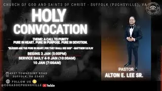 Holy Convocation Day 6 | Children&rsquo;s Service | Pure in Heart, Devotion & Purpose | 9 Jan 26