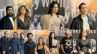 Celebrities At #RameshTaurani Birthday Party Shilpa Shetty Raj Kundra Ameesha Dia Aamir Khan Amrita 