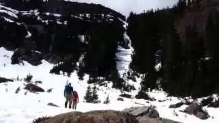 Hike on the trail to Kings Peak on June 7, 2014.