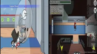 Henry Stickmin vs Among Us - Toppat Airship Map (Engine Room, Electrical, Main Hall) comparison