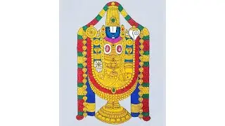Tirupati Venkatachalapathy drawing.Tirupati balaji drawing. Lord venkatachalapathy drawing.#govindha