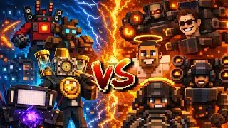 Skibidi Toilet Vs New Cameraman | MINECRAFT MOB BATTLE | BY GOJI DRAW