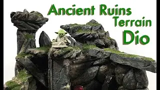 Custom 1/12 Scale ANCIENT RUINS TERRAIN Diorama Review By Lawless Studios
