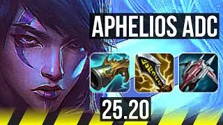 APHELIOS & Pyke vs YUNARA & Renata Glasc (ADC) | 15/4/12, Godlike, 46k DMG | EUW Challenger | 25.20
