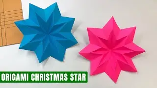 The Easiest Christmas Star Ever! Fun Kids Craft & Holiday Decoration
