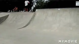 Strap in Skateboard action Camarillo Skatepark