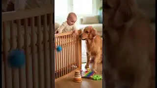 A Baby&rsquo;s Friends: Dog and Cat