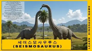 타임머신타고 공룡 친구만나러ㅡ세이스모사우루스(Seismosaurus)# 용각류 동요 # 세이스모사우루스# 쥐라기 후기 # 어린이동요 #키즈 # 정보