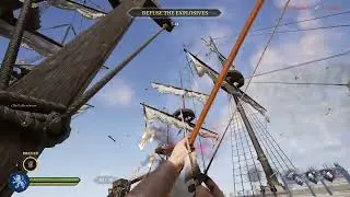 Chivalry 2: People get launched by explosion