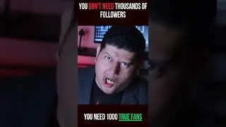 1000 true fans are the minimum viable audience #shorts