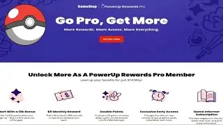 Pokemon & GameStop PowerUp Pro Membership Deal