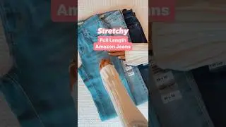 The Best Stretchy Jeans | Amazon High Waist Jeans Haul | Best Jeans Haul | Shop in profile #jeans