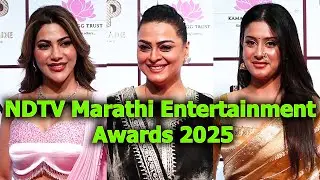 TV And Bollywood Celebs Grace At NDTV Marathi Entertainment Awards 2025