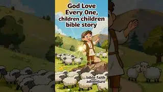 God Love Every 0ne, children bible story, stories cartoon video, faith animal adventure, courage,