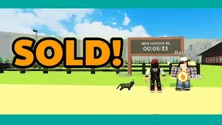 Selling my horse for the first time #horsevalley #roblox #Geespace