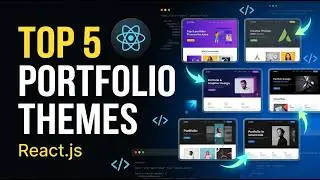 Top 5 Modern Portfolio Theme built with React.js You Must Try in 2026 (With Code & Output)