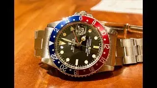 AWESOME VINTAGE WATCH: Rolex GMT Master 1675