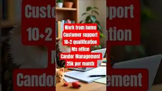 #Work From Home Customer Support Associate Job | Chat Process | Freshers Apply