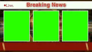 News 3d green screen animation | green screen video | 