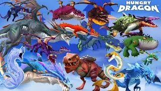 Hungry Dragon - ALL DRAGONS UNLOCKED | Android Gameplay 2020