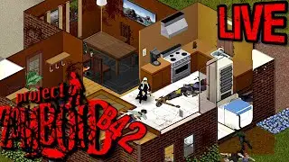 Zomboid B42: HIGH POPULATION MADNESS! (Live) - PT 2