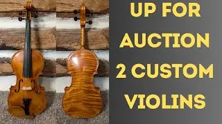 RSW Auction Two Hand Made Violins For Sale