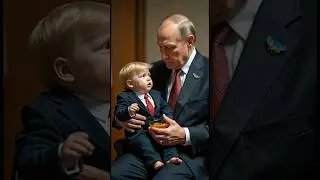 Vladimir Putin Feed Baby Trump #shorts #baby #trump